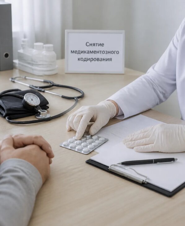 Снятие медикаментозного кодирования в Можге от 5064 р. | Медзона
